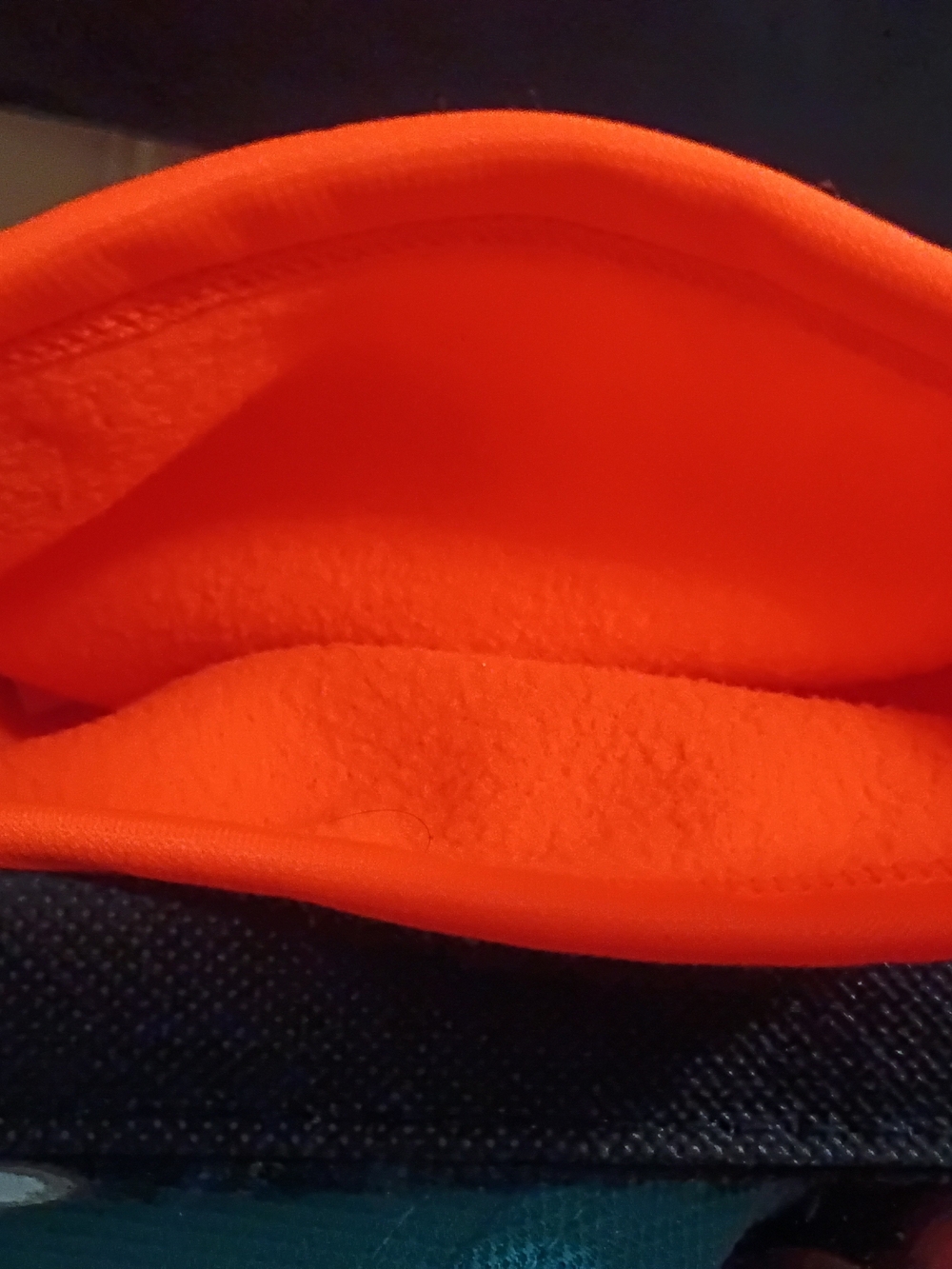 Under Armour Men UA Coldgear Storm Fleece Beanie Hunting Blaze Orange - NWOT - Picture 3 of 3